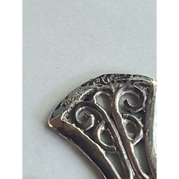 925 Sterling Silver Filigree Cross Pendant Vintage, READ - Picture 10 of 10